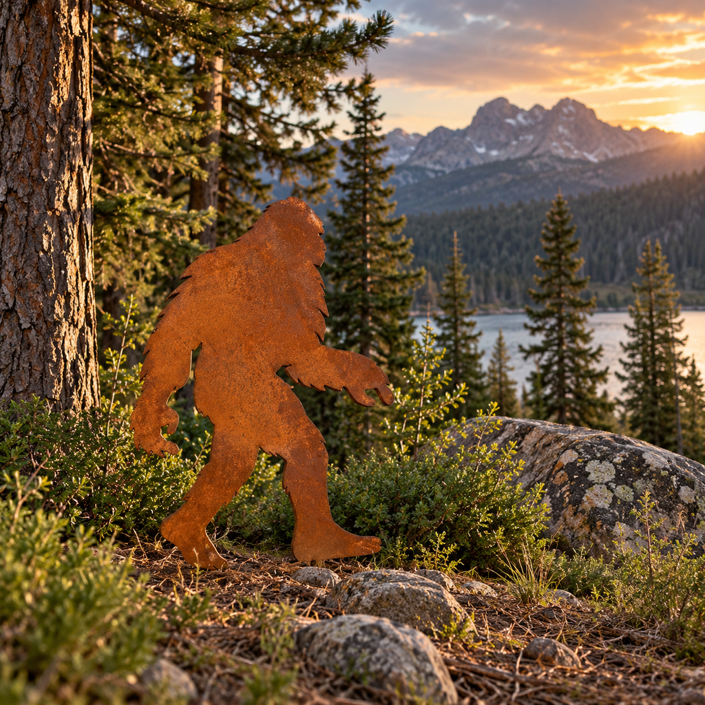 Sasquatch Metal Outdoor Art