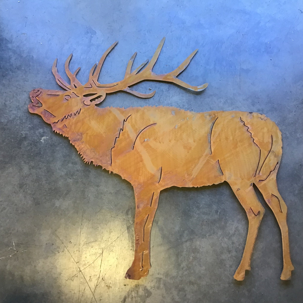 Elk Metal Outdoor Art