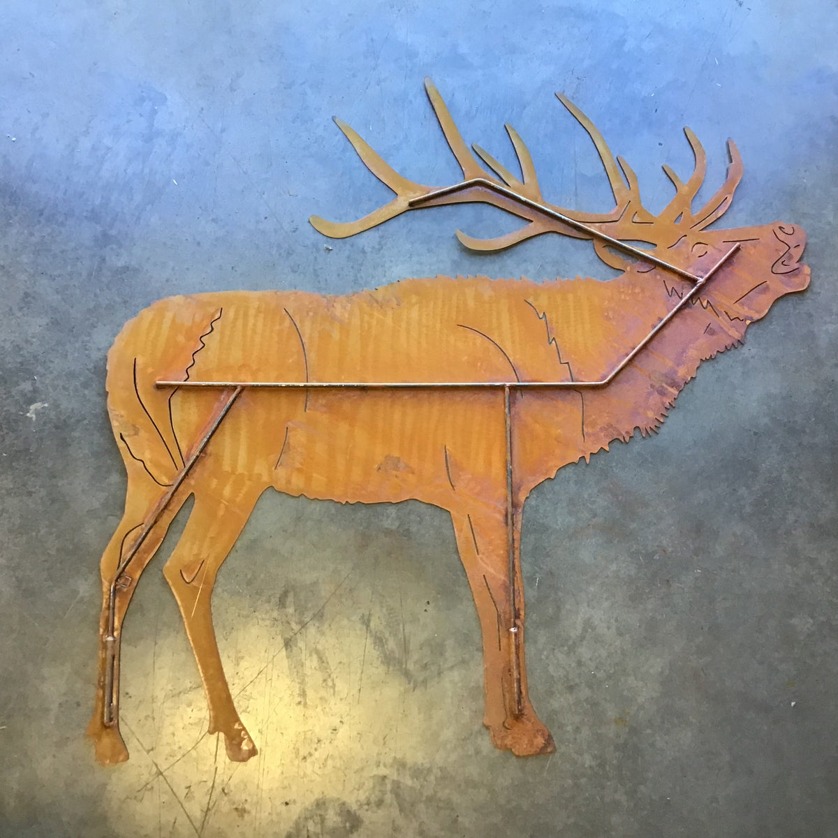 Elk Metal Outdoor Art