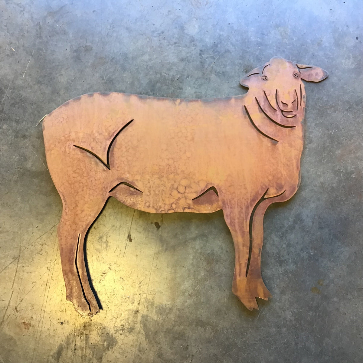 Sheep Metal Outdoor Metal Art