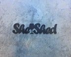 She Shed Metal Wall Art