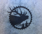 Saw Blade Metal Wall Art