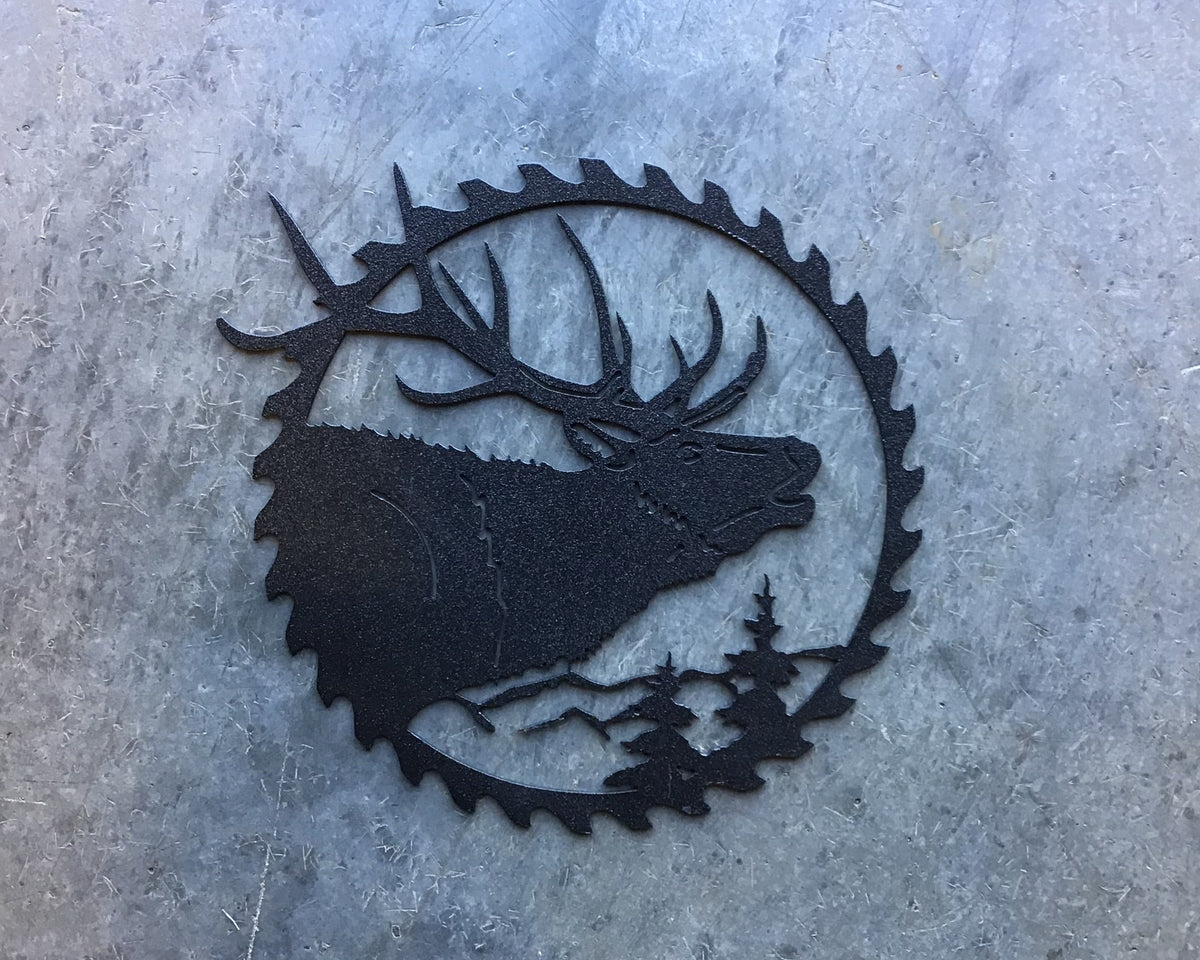 Saw Blade Metal Wall Art