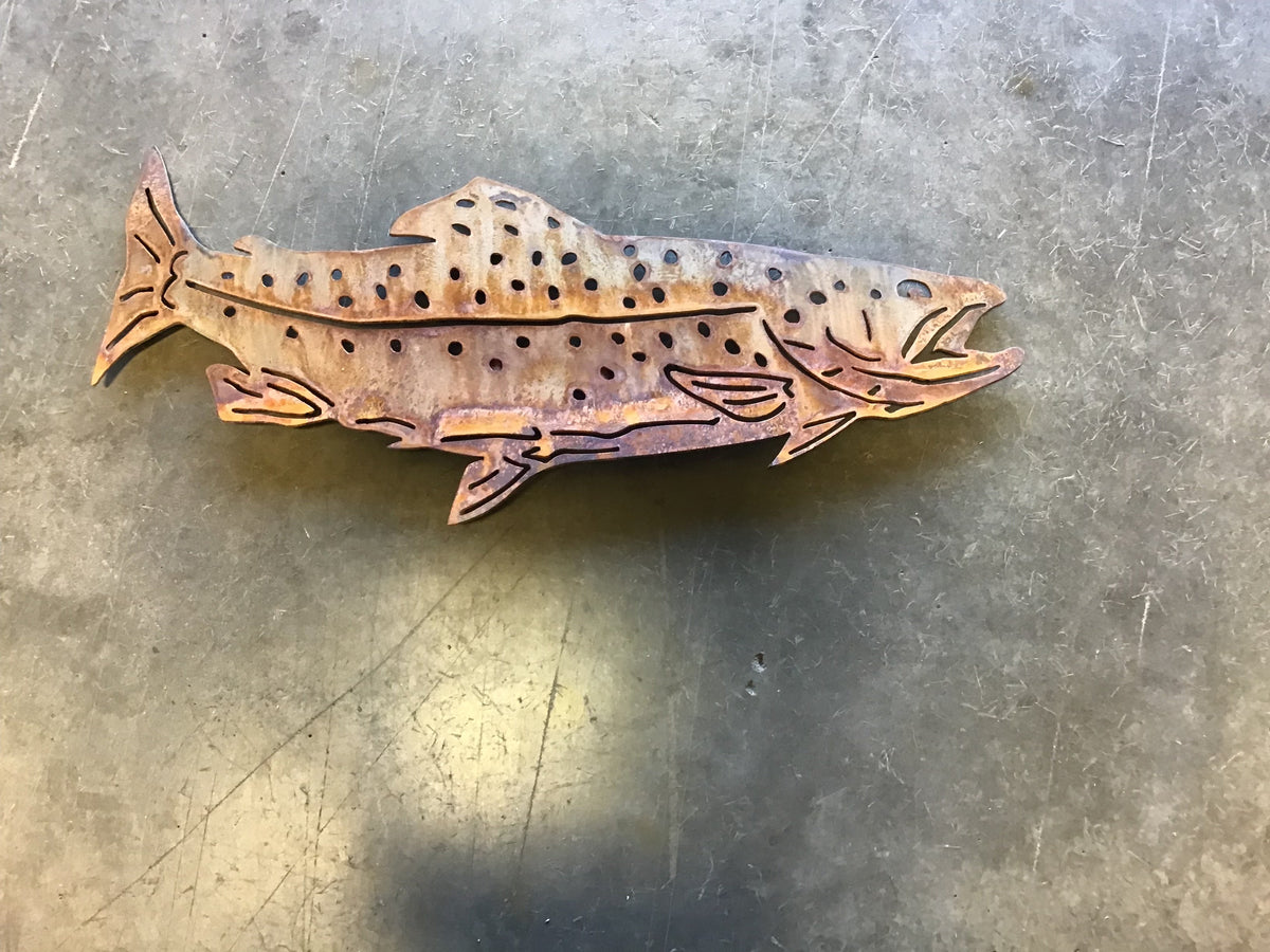 Trout Metal Outdoor Art