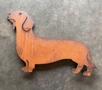 Dachshund Metal Outdoor Art