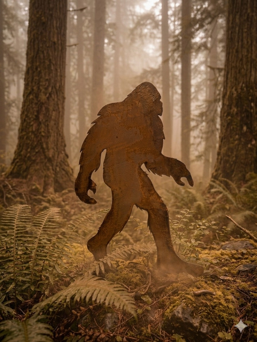 Sasquatch Metal Outdoor Art