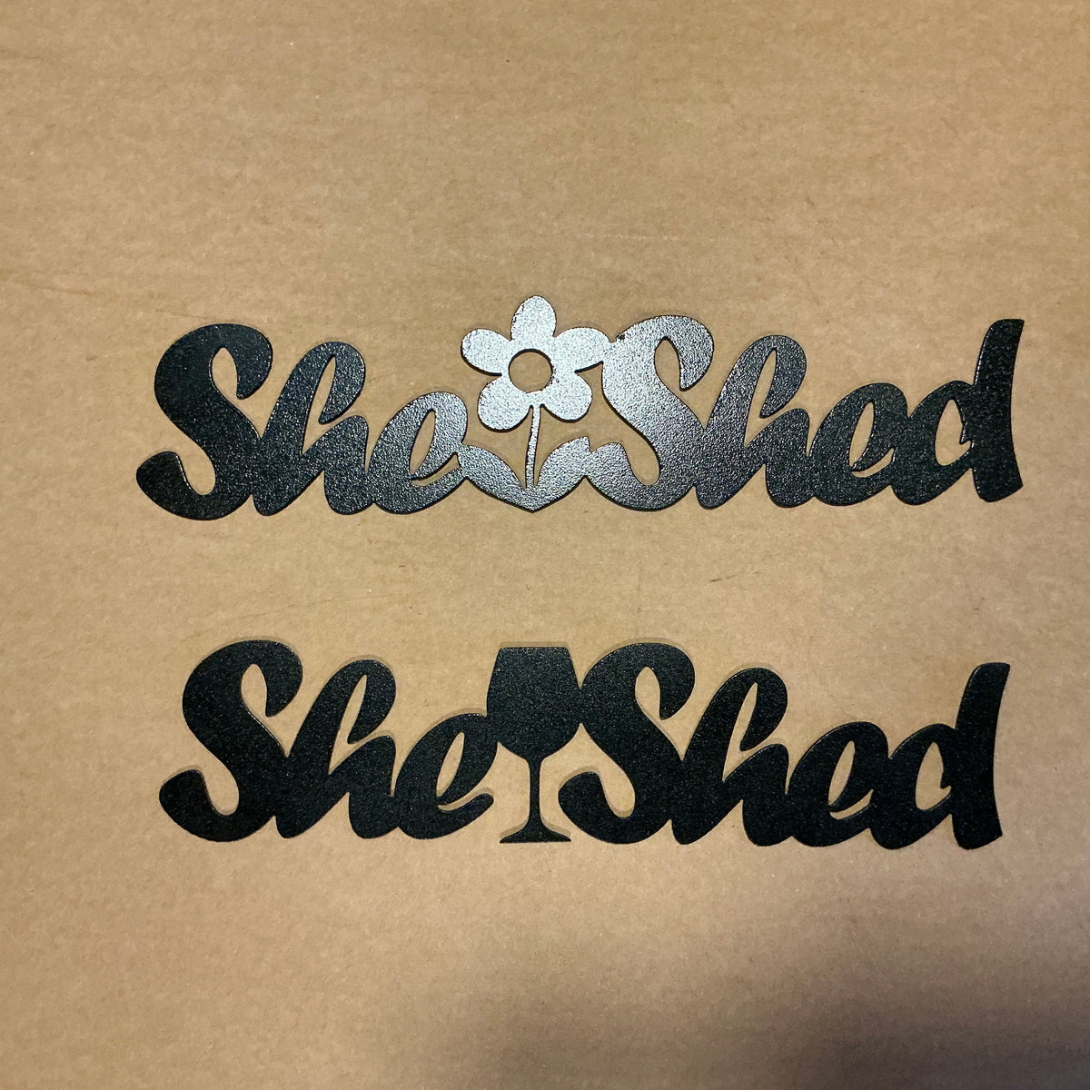 She Shed Metal Wall Art