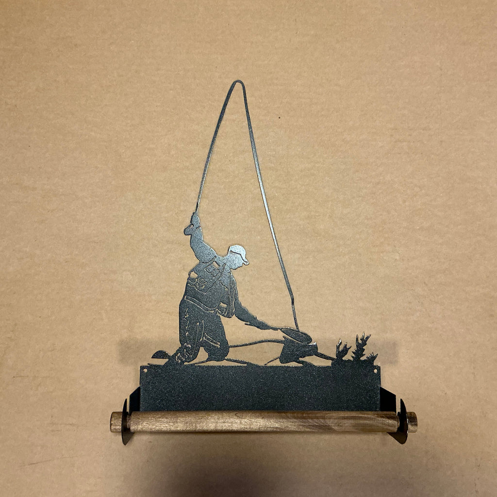 Fishing Wall Paper Towel Holder