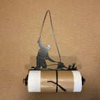 Fishing Wall Paper Towel Holder