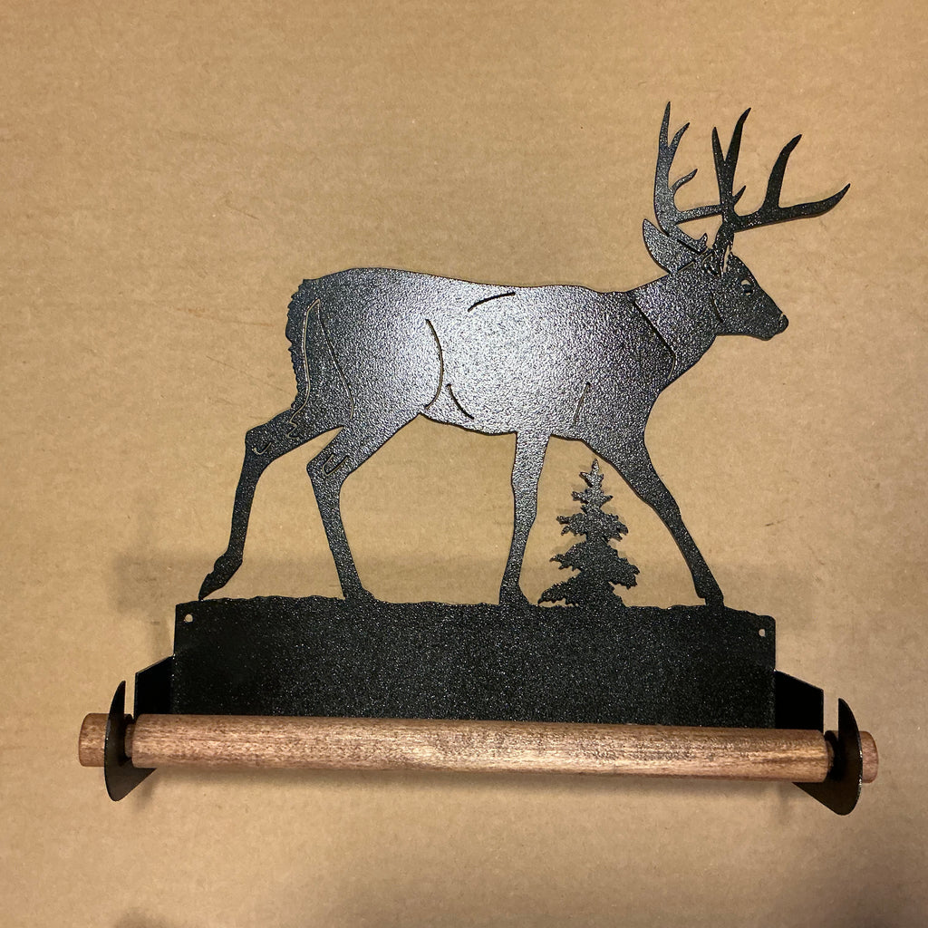 Deer Wall Paper Towel Holder