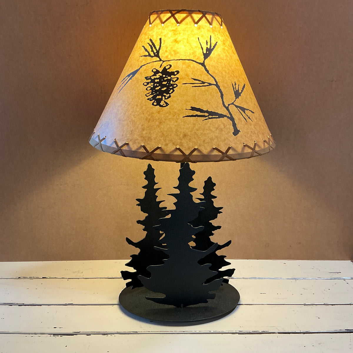 Triple Tree Lamp