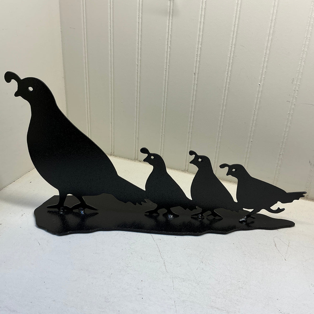 Quail Family 3D Art