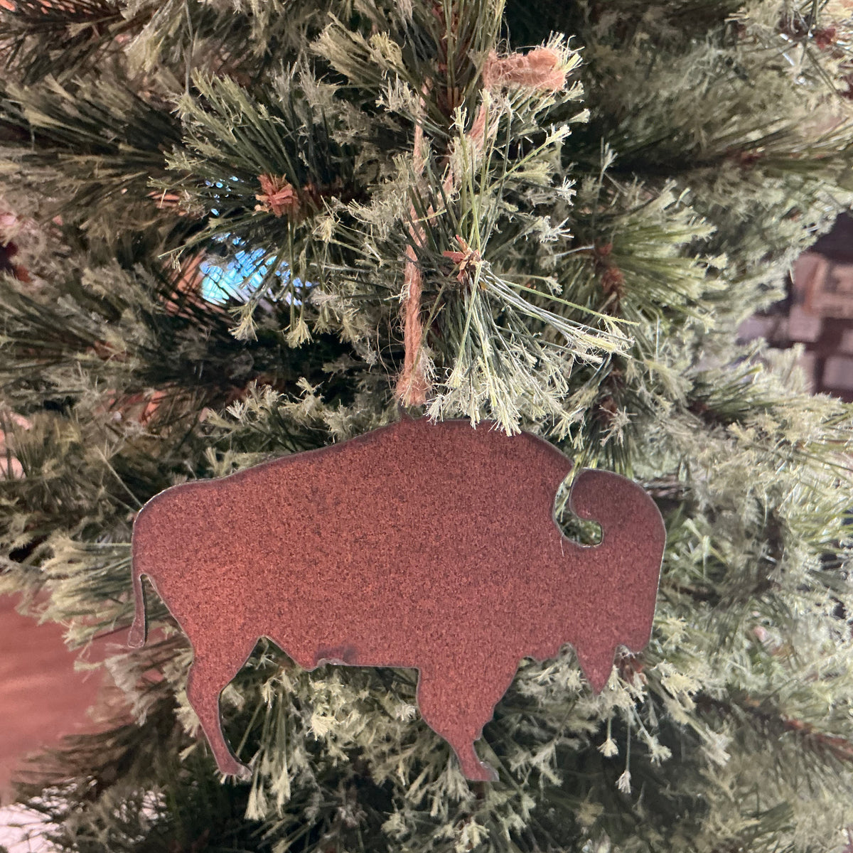 Bison Metal Ornament