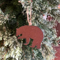 Bear Rustic Metal Ornament
