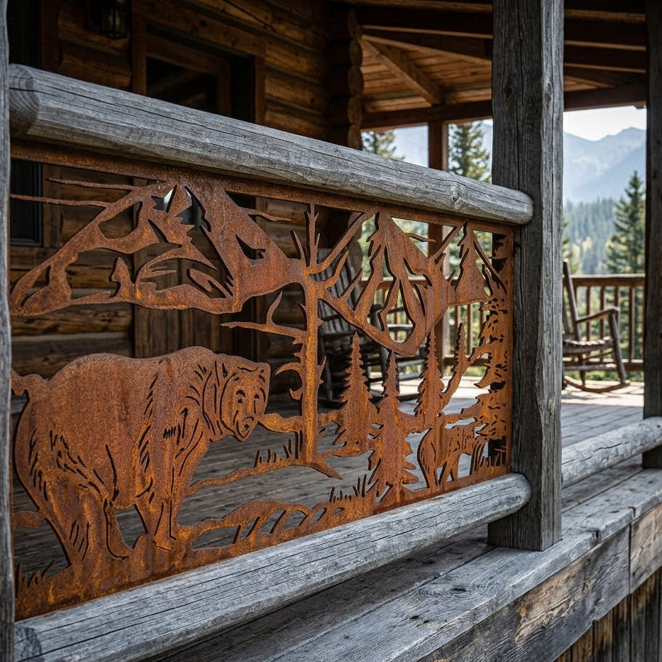 Bear Mountain Railing Panel
