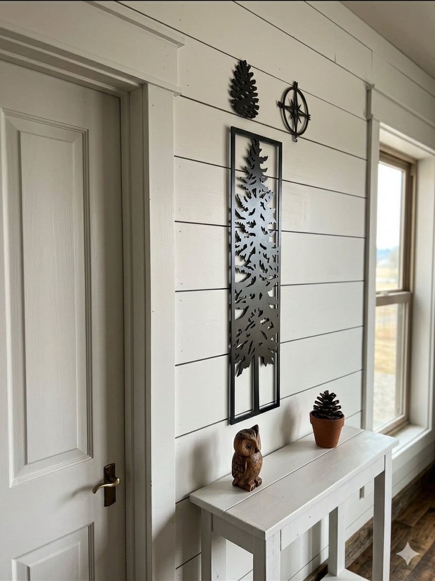 Framed Tree Metal Wall Art