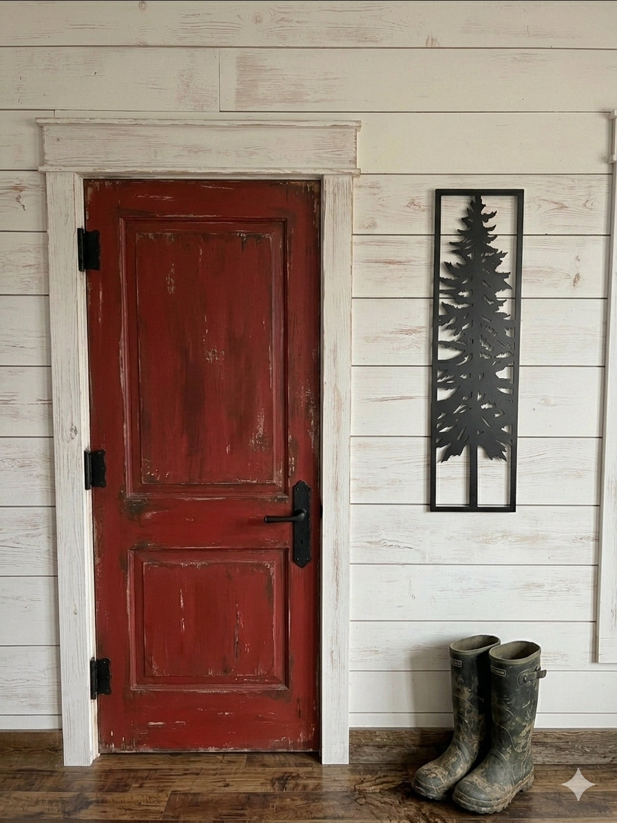 Framed Tree Metal Wall Art