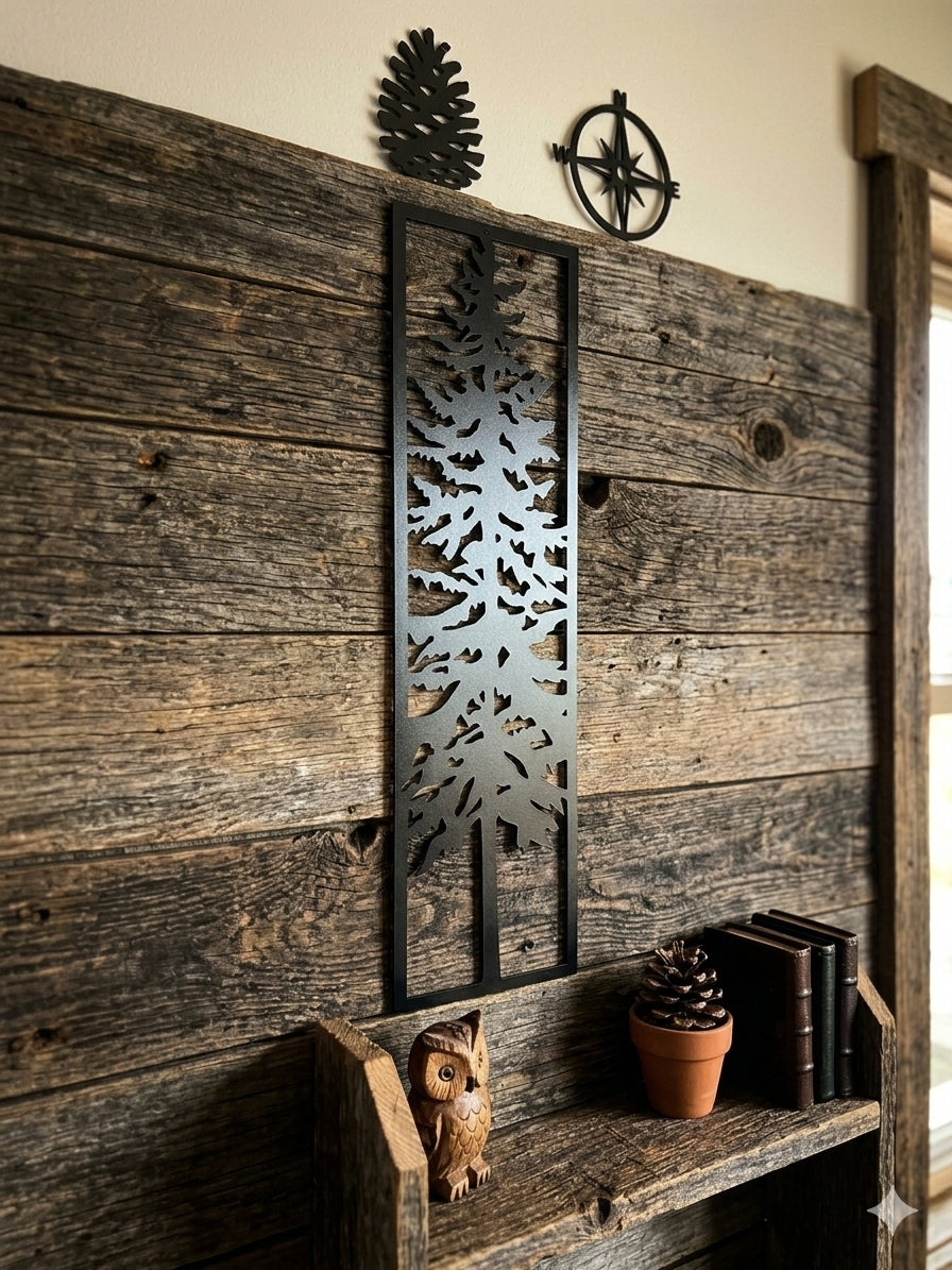 Framed Tree Metal Wall Art