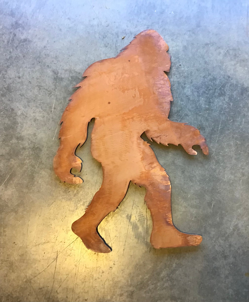 Sasquatch Metal Outdoor Art