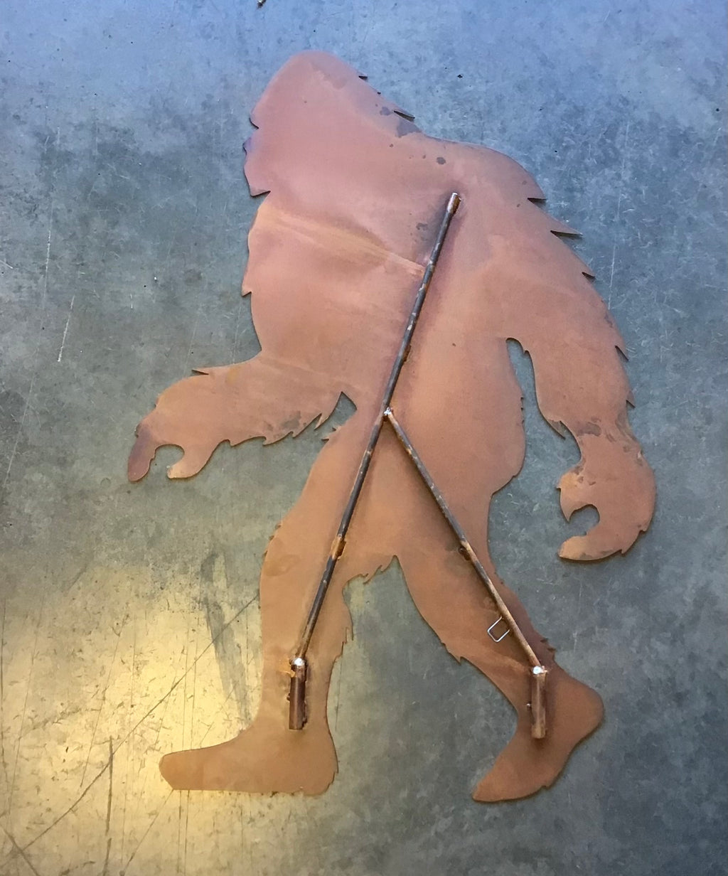 Sasquatch Metal Outdoor Art