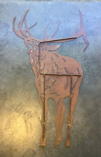Bugling Elk Metal Outdoor Art