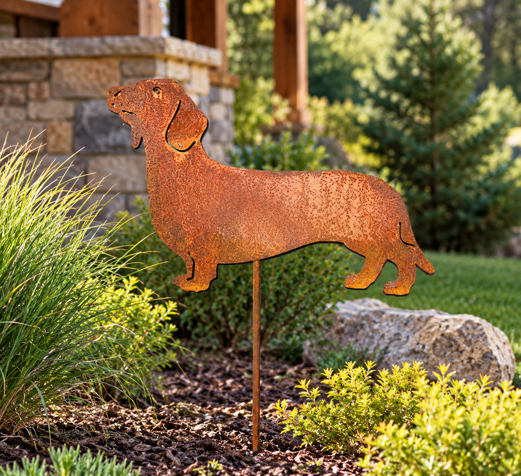Daschund Yard Stake