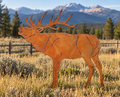 Elk Metal Outdoor Art
