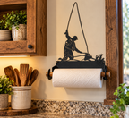 Fishing Wall Paper Towel Holder