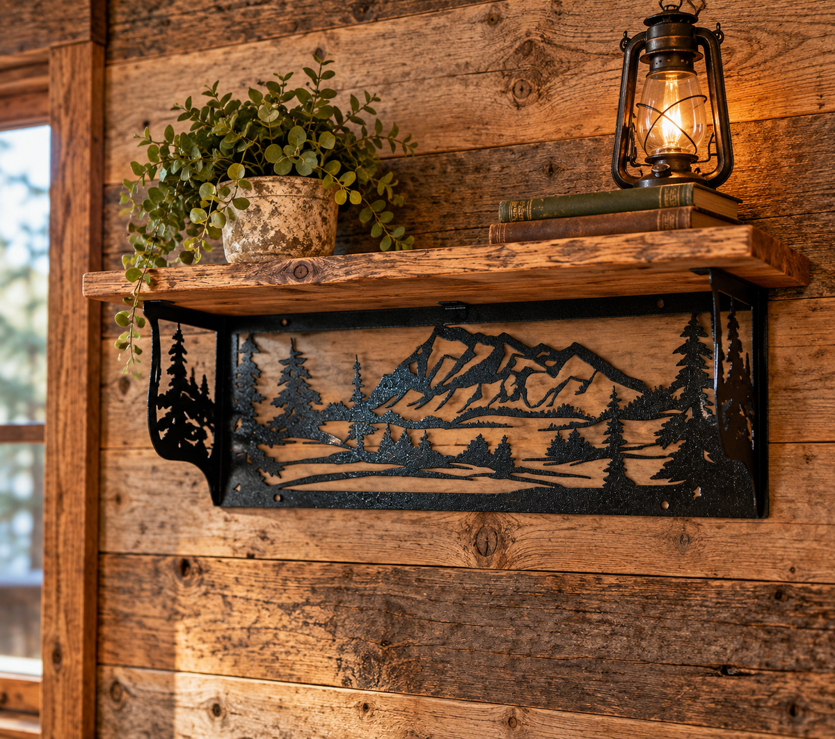Mountain Trees Shelf